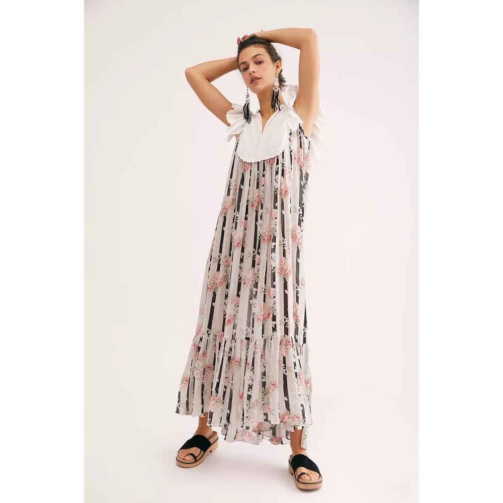 TiMo Vintage Boho Maxi Dress x Free People